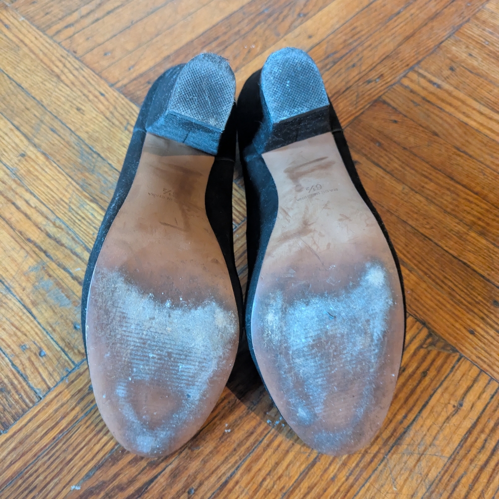 Madewell Black Suede Frankie Pumps - Picture 6 of 6